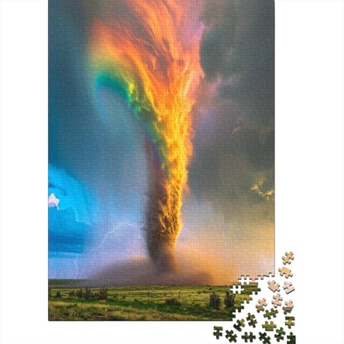 Tornado Puzzle 1000 Teile Puzzles Für Erwachsene Klassische Puzzles 1000 Teile Erwachsene Puzzlespiel Erwachsene 1000 Teile Erwachsenen Puzzlespiel Puzzel 1000pcs (75x50cm) von DFURNIOPE