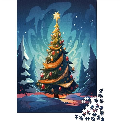 Weihnachtsbaum Puzzlespiel 1000 Teile Für Erwachsene, Einzigartige Kunstwerke Und Vorlage - Geburtstagsgeschenk - Spaßige Puzzles Mit Überraschung Von Puzzle in A Bag Puzzel 1000pcs (75x50cm) von DFURNIOPE