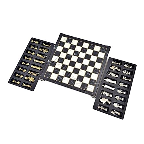 International Chess Marble Tabla Looking Wooden Decorative Chess SetInternational Chess Pieces von DGFGNHGJNHWTKJM