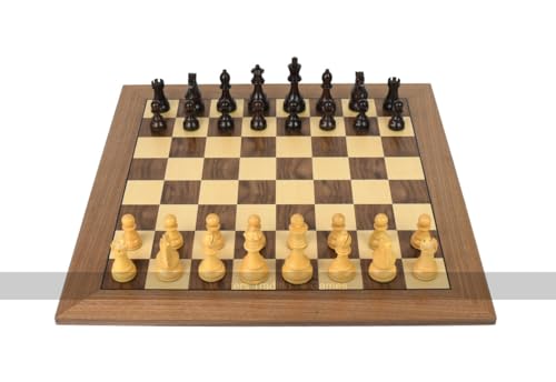 DGT Walnut Chess Board with Royal Wooden Chess Pieces von DGT