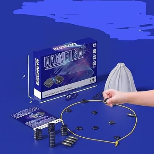 Magnetisches Schachspiel für Erwachsene, Tragbares Magnetspiel, Kampfschach Magnetisch, Reisen Schach Magnetisch, Schach Magnetisch Magnetisches Spiel für Familientreffen von DGTSYAL