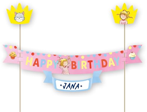 Tortenbanner * MEINE FREUNDIN CONNI * als Deko als Kuchen und Torten | 23x20cm, mit Krone und Namensschild | für Kindergeburtstag Kinderparty Kinder Geburtstag Party Mädchen Tortenbanner * MEINE FREUNDIN CONNI * als Deko als Kuchen und Torten | 23x20cm, mit Krone und Namensschild | für Kindergeburtstag Kinderparty Kinder Geburtstag Party Mädchen von DH-Konzept