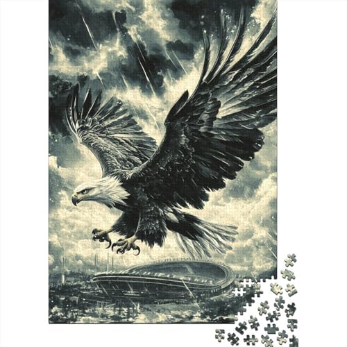 Adler 1000 Stück Puzzles Für Erwachsene Stress Abbauen Familien-Puzzlespiel 1000-teiliges Puzzle Lernspiel Spielzeug Geschenk Puzzel 1000pcs (75x50cm) von DHBANEIOK