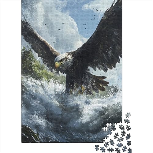 Adler 1000 Stück Puzzles Für Erwachsene Stress Abbauen Familien-Puzzlespiel 1000-teiliges Puzzle Lernspiel Spielzeug Geschenk Puzzel 1000pcs (75x50cm) von DHBANEIOK