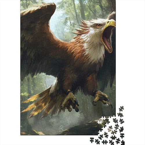 Adler Puzzle 1000 Teile,Puzzle Für Erwachsene, Impossible Puzzle, Geschicklichkeitsspiel Für Die Ganze Familie,Puzzle Legespiel- Erwachsenenpuzzle Puzzel 1000pcs (75x50cm) von DHBANEIOK