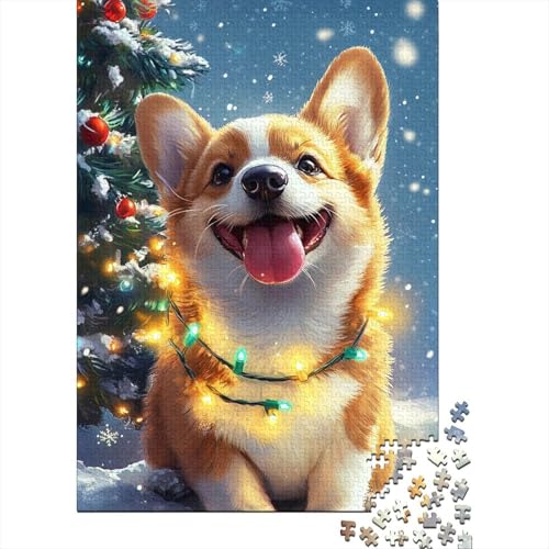 Corgi 1000 Stück Puzzles Für Erwachsene Stress Abbauen Familien-Puzzlespiel 1000-teiliges Puzzle Lernspiel Spielzeug Geschenk Puzzel 1000pcs (75x50cm) von DHBANEIOK