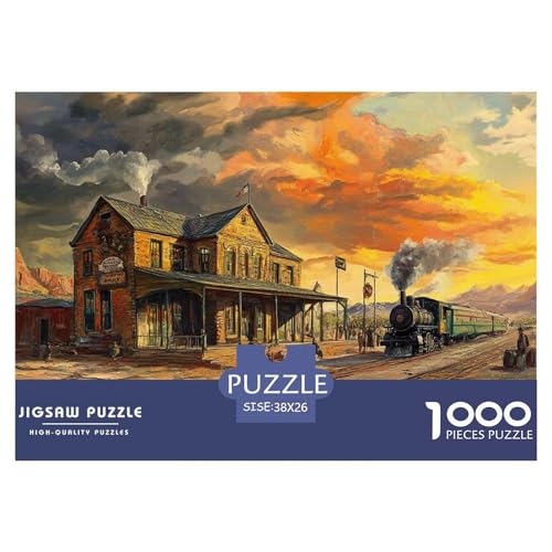 Dampfzug Puzzles 1000 Teile Schwer Puzzle Spielzeug Pädagogisches Spiel Impossible Herausforderung Spielzeug Für Erwachsene Und Kinder Ab 14 Jahren 38x26cm/1000pcs Dampfzug Puzzles 1000 Teile Schwer Puzzle Spielzeug Pädagogisches Spiel Impossible Herausforderung Spielzeug Für Erwachsene Und Kinder Ab 14 Jahren 38x26cm/1000pcs von DHBANEIOK