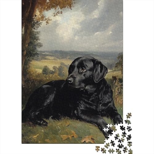 Der Labrador Retriever Puzzle 1000 Teile,Puzzle Für Erwachsene, Impossible Puzzle,Puzzle Farbenfrohes Legespiel,Geschicklichkeitsspiel Für Die Ganze Familie Puzzel 1000pcs (75x50cm) von DHBANEIOK