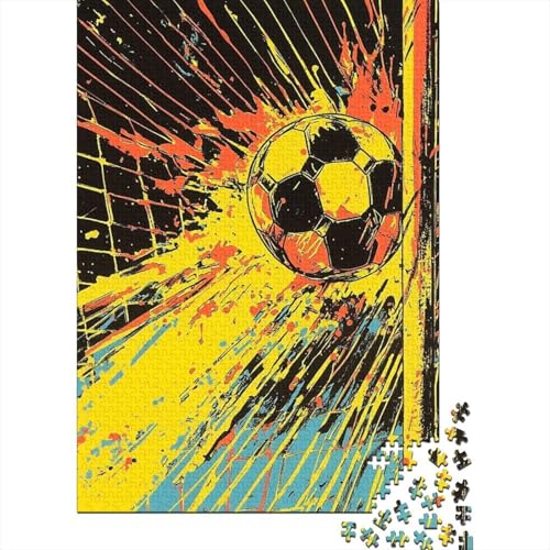 Fußball Puzzle 1000 Teile,Puzzle Für Erwachsene, Impossible Puzzle, Geschicklichkeitsspiel Für Die Ganze Familie,Puzzle Legespiel- Erwachsenenpuzzle Puzzel 1000pcs (75x50cm) von DHBANEIOK