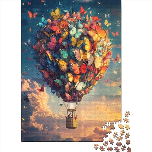 Heißluftballon 1000 Stück Puzzles Für Erwachsene Stress Abbauen Familien-Puzzlespiel 1000-teiliges Puzzle Lernspiel Spielzeug Geschenk Puzzel 1000pcs (75x50cm) von DHBANEIOK