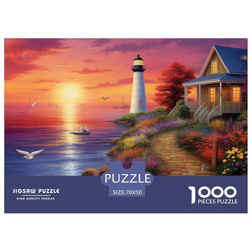 Küstenleuchtturms Puzzles 1000 Teile Schwer Puzzle Spielzeug Lernspiel Impossible Herausforderungsspielzeug Für Erwachsene Und Kinder Ab 14 Jahren 70x50cm/1000pcs Küstenleuchtturms Puzzles 1000 Teile Schwer Puzzle Spielzeug Lernspiel Impossible Herausforderungsspielzeug Für Erwachsene Und Kinder Ab 14 Jahren 70x50cm/1000pcs von DHBANEIOK