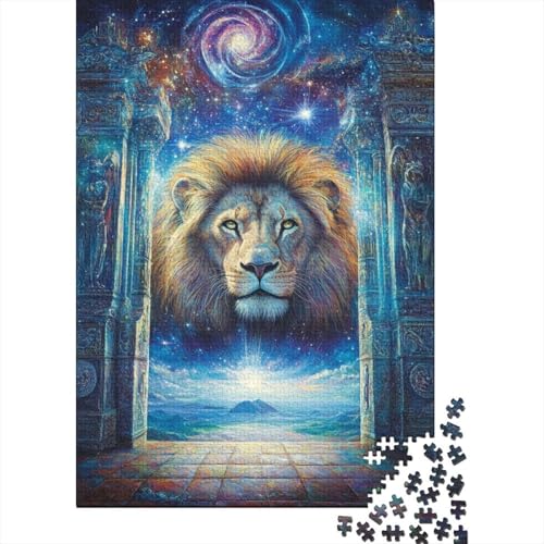 Löwe Puzzle 1000 Teile,Puzzle Für Erwachsene, Impossible Puzzle, Geschicklichkeitsspiel Für Die Ganze Familie,Puzzle Farbenfrohes,Puzzle-Geschenk,RaumdekoRatteion Puzzel 1000pcs (75x50cm) von DHBANEIOK