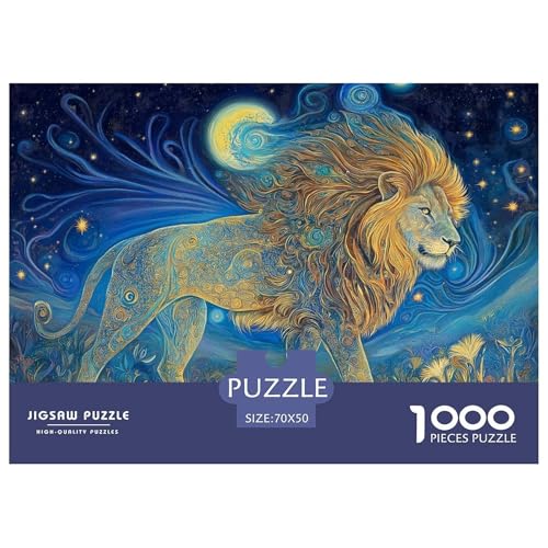 Löwen Puzzles 1000 Teile Schwer Puzzle Spielzeug Pädagogisches Spiel Impossible Herausforderung Spielzeug Für Erwachsene Kinder 70x50cm/1000pcs Löwen Puzzles 1000 Teile Schwer Puzzle Spielzeug Pädagogisches Spiel Impossible Herausforderung Spielzeug Für Erwachsene Kinder 70x50cm/1000pcs von DHBANEIOK