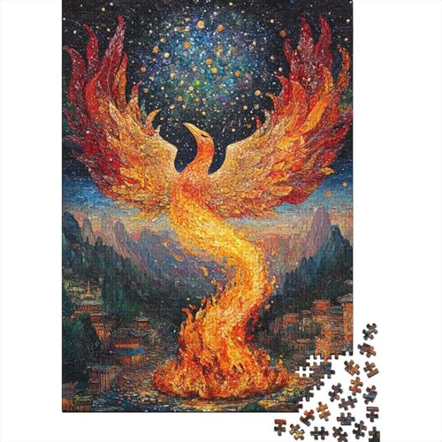 Phoenix 1000 Stück Puzzles Für Erwachsene Stress Abbauen Familien-Puzzlespiel Mit Poster in 1000- Puzzle Lernspiel Spielzeug Geschenk Puzzel 1000pcs (75x50cm) von DHBANEIOK