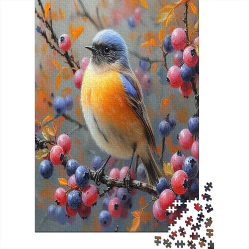 Robin Bird Puzzle 1000 Teile Puzzle Für Erwachsene Und Kinder Ab 14 Jahren,Puzzlespiel Erwachsenen Puzzlespiel Puzzel 1000pcs (75x50cm) von DHBANEIOK