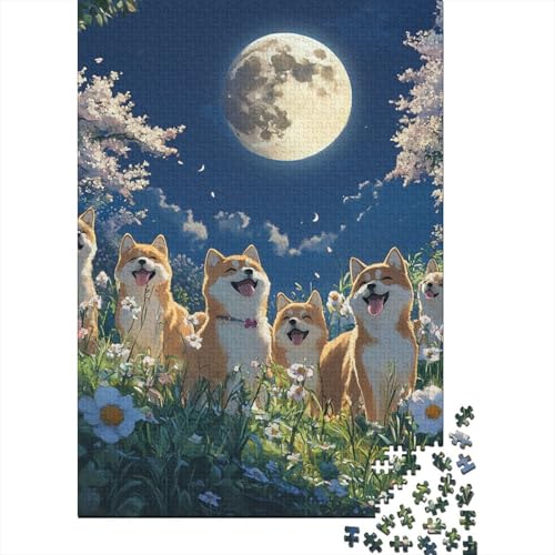 Shiba Inu Puzzle 1000 Teile,Puzzle Für Erwachsene, Impossible Puzzle, Geschicklichkeitsspiel Für Die Ganze Familie,Puzzle Farbenfrohes,Puzzle-Geschenk,RaumdekoRatteion Puzzel 1000pcs (75x50cm) von DHBANEIOK