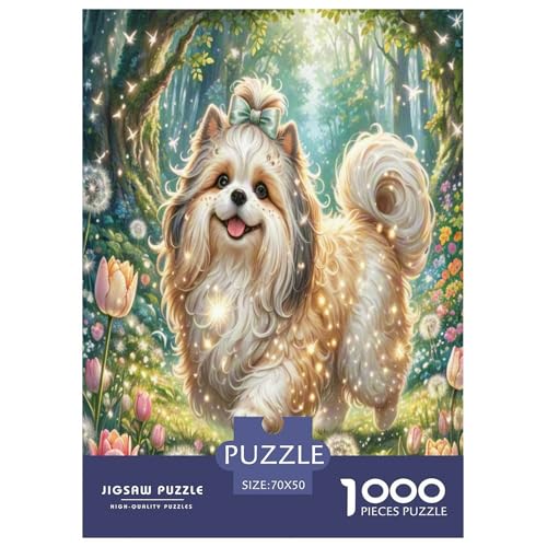 Shih Tzu Puzzles 1000 Teile Schwer Puzzle Spielzeug Lernspiel Impossible Herausforderung Spielzeug Für Erwachsene Und Kinder Ab 12 Jahren 70x50cm/1000pcs Shih Tzu Puzzles 1000 Teile Schwer Puzzle Spielzeug Lernspiel Impossible Herausforderung Spielzeug Für Erwachsene Und Kinder Ab 12 Jahren 70x50cm/1000pcs von DHBANEIOK