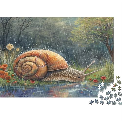 Süße Schnecke 1000 Teile Puzzle, Puzzles Für Erwachsene, 1000 Teile Puzzlespiel Für Jugendliche & Erwachsene Puzzlespiel Puzzel 1000pcs (75x50cm) von DHBANEIOK