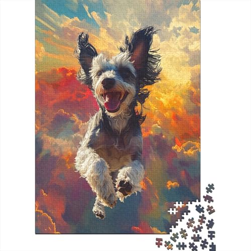 Yorkshire Terrier Puzzle 1000 Teile,Puzzle Für Erwachsene, Impossible Puzzle, Geschicklichkeitsspiel Für Die Ganze Familie,Puzzle Legespiel- Erwachsenenpuzzle Puzzel 1000pcs (75x50cm) von DHBANEIOK