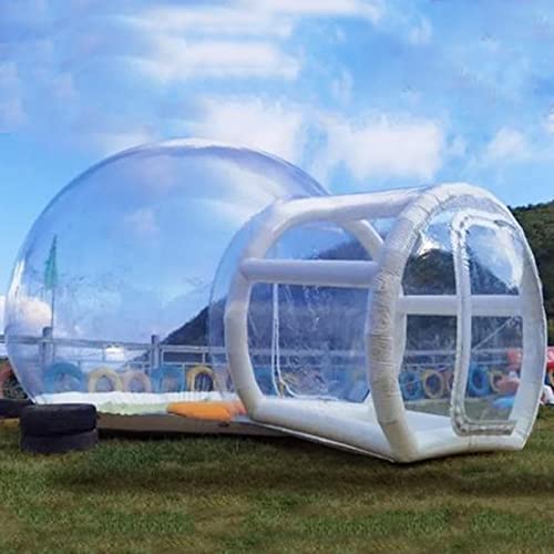 Transparentes aufblasbares Blasenzelt, PVC-Zeltblasenhaus mit Haartrockner, geeignet für Party, Hochzeit, Gewerbe/Außen/Hinterhof/Garten,3m/10ft von DHJKCBH