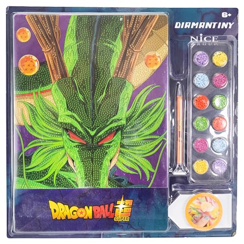 DIAMANTINY Dragon Ball, Battle Shenron - Mosaik-Set mit 3D-Edelsteinen, 1 Bild von DIAMANTINY