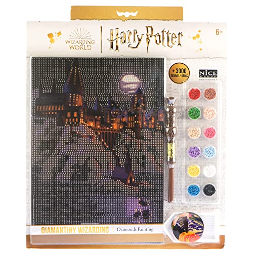 DIAMANTINY Harry Potter-Landscape-Set, Mosaik-Aktivität, Kristall-Art, Diamant-Malerei, 1 verschiedene Bild, zufällig, mehrfarbig, klein, 21000 von DIAMANTINY