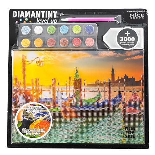 DIAMANTINY Level Up – Landscape – Nice Group Creative Art Diamond Painting Kit – Venedig von DIAMANTINY