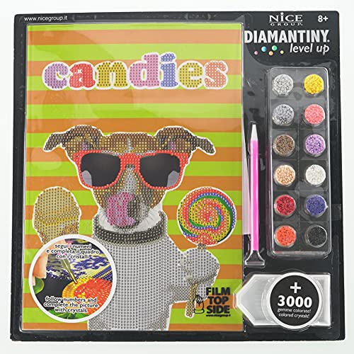 DIAMANTINY Level Up – Pets – Nice Group Creative Art Diamond Painting Kit – Pets Candies von DIAMANTINY