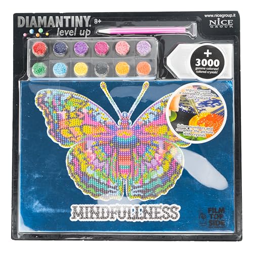 DIAMANTINY Level Up – Pop – Nice Group Creative Art Diamond Painting Kit – Malerei Schmetterling von DIAMANTINY