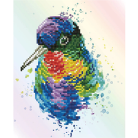 DIAMOND DOTZ® 2591236 Diamond Painting Regenbogen Vogel von DIAMOND DOTZ®