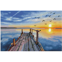 DIAMOND DOTZ® 2591526 Diamond Painting Sonnenuntergang See von DIAMOND DOTZ®