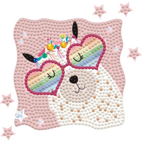 DIAMOND DOTZ® 2593266 Diamond Painting Lama Regenbogen von DIAMOND DOTZ®