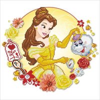 DIAMOND DOTZ® CD851000107 Original Diamond Painting Set Belle's World 40x40 cm ab 6 Jahren von DIAMOND DOTZ®