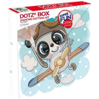 DIAMOND DOTZ® DBX.037 Original Diamond Painting Top Flight, 22 x 22 cm von DIAMOND DOTZ®