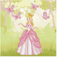 DIAMOND DOTZ® DBX.045 DOTZ® BOX Original Diamond Painting Princess Adventure, 28 x 28 cm von DIAMOND DOTZ®