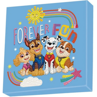 DIAMOND DOTZ® DBX.084 DBX DOTZ BOX® Original Diamond Painting Set Paw Patrol Forever FUN, 28 x 28 cm von DIAMOND DOTZ®