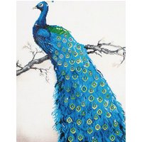 DIAMOND DOTZ® DD13.012 Original Diamond Painting Blue Peacock 60 x 84 cm von DIAMOND DOTZ®