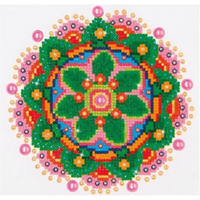 DIAMOND DOTZ® DD3.008 Original Diamond Painting Set Blume Flower Mandala 25 x 20 cm von DIAMOND DOTZ®