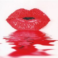 DIAMOND DOTZ® DD5.003 Original Diamond Painting Hot Lips“ 30 x 30 cm von DIAMOND DOTZ®