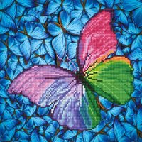 DIAMOND DOTZ® DD5.015 Original Diamond Painting Flutter by Pink 30,5 x 30,5 cm von DIAMOND DOTZ®