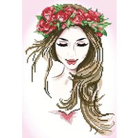 DIAMOND DOTZ® DD5.032 Original Diamond Painting Garland Beauty“ 28 x 41 cm von DIAMOND DOTZ®