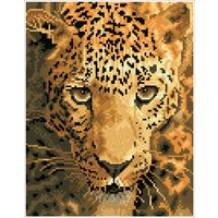 DIAMOND DOTZ® DD6.005 Original Diamond Painting Jaguar Prowl“ 27,5 x 35,5 cm von DIAMOND DOTZ®