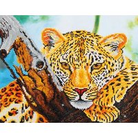 DIAMOND DOTZ® DD7.002 Original Diamond Painting Leopard Look“ 46 x 35,5 cm von DIAMOND DOTZ®