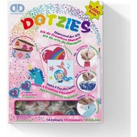 DIAMOND DOTZ® DTZ10.001 DOTZIES® Original Diamond Painting Kreativset Pink 6 teilig mit je 2 Bildern 15 x 15 cm von DIAMOND DOTZ®