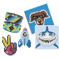 DIAMOND DOTZ® DTZ10.002 DOTZIES® Original Diamond Painting Kreativset Blau 6 teilig von DIAMOND DOTZ®