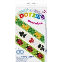 DIAMOND DOTZ® DTZ11.004 DOTZIES® Original Diamond Painting Armbänder Set „Lucky“ 3 Stück 21 x 2 cm von DIAMOND DOTZ®