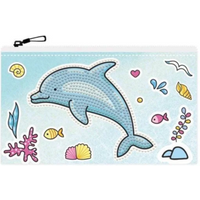 DIAMOND DOTZ® DTZ14.009 DOTZIES® Original Diamond Painting Mäppchen „Dolphin Party“ 21,5 x 14 cm von DIAMOND DOTZ®