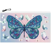 DIAMOND DOTZ® DTZ14.015 DOTZIES® Original Diamond Painting Mäppchen „Butterfly Days“ 21,5 x 14 cm von DIAMOND DOTZ®