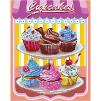 DIAMOND DOTZ ® 2524087 Diamond Painting Cupcakes von DIAMOND DOTZ®