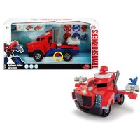 DICKIE TOYS 203116003 Transformers Optimus Prime Battle Truck von DICKIE TOYS